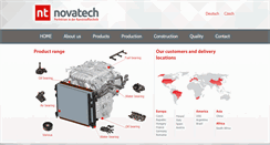 Desktop Screenshot of novatech-plastic.com